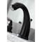 Kingston Brass KB980 Widespread Bathroom Faucet with Retail Pop-Up, Matte Black KB980 - alternate 4